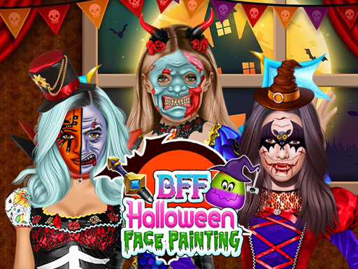bff-halloween-face-painting