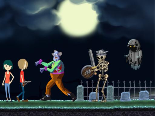creepy-clowns-in-the-graveyard