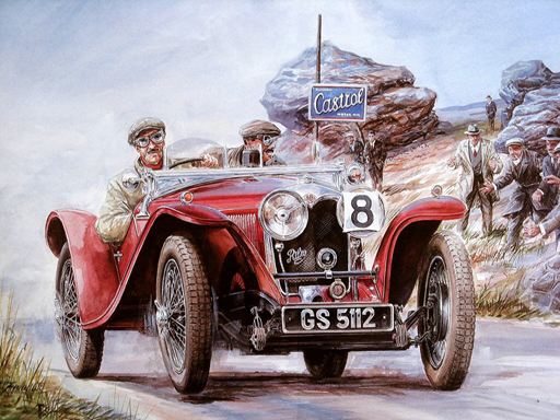 painting-vintage-cars-jigsaw-puzzle-2