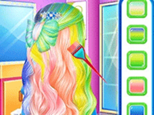 princess-fashion-rainbow-hairstyle-design