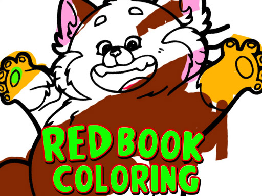 red-coloring-book